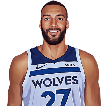 Rudy Gobert player cartoon
