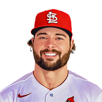 Alec Burleson player cartoon