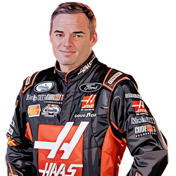 Cole Custer player cartoon