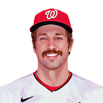 Miles Mikolas player cartoon