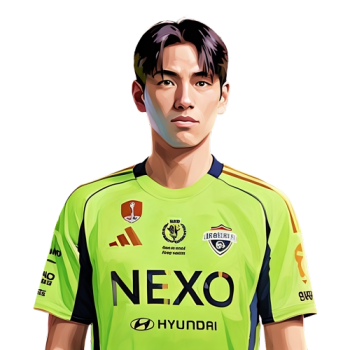 Wi-je Cho player cartoon