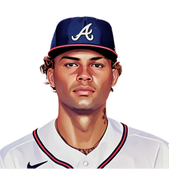 Ronald Acuña Jr. player cartoon