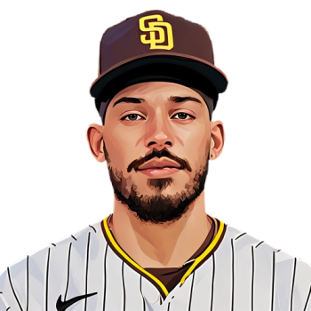 Luis Campusano player cartoon