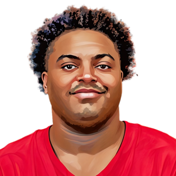 Jon Gaines II player cartoon