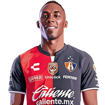 Julián Quiñones player cartoon
