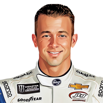 A. J. Allmendinger player cartoon