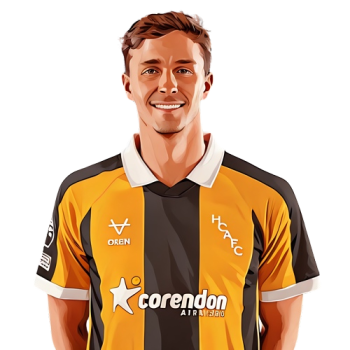 Kieran Dowell player cartoon
