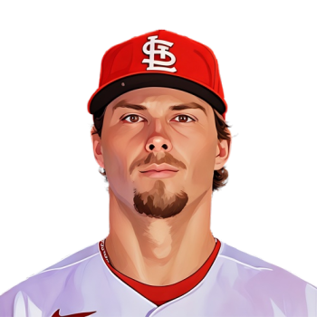 Nolan Gorman player cartoon