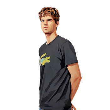 Alexander Blockx player cartoon