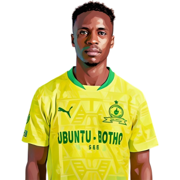 Themba Zwane player cartoon
