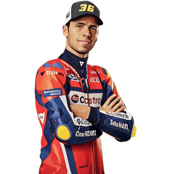 Joan Mir player cartoon