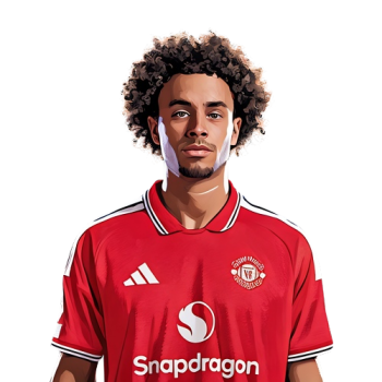 Joshua Zirkzee player cartoon