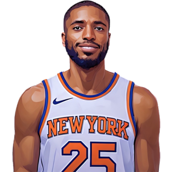 Mikal Bridges player cartoon